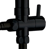 DEVIATORE COLONNA DOCCIA LX-4001 NERO OP GROENL- 1,0 pz