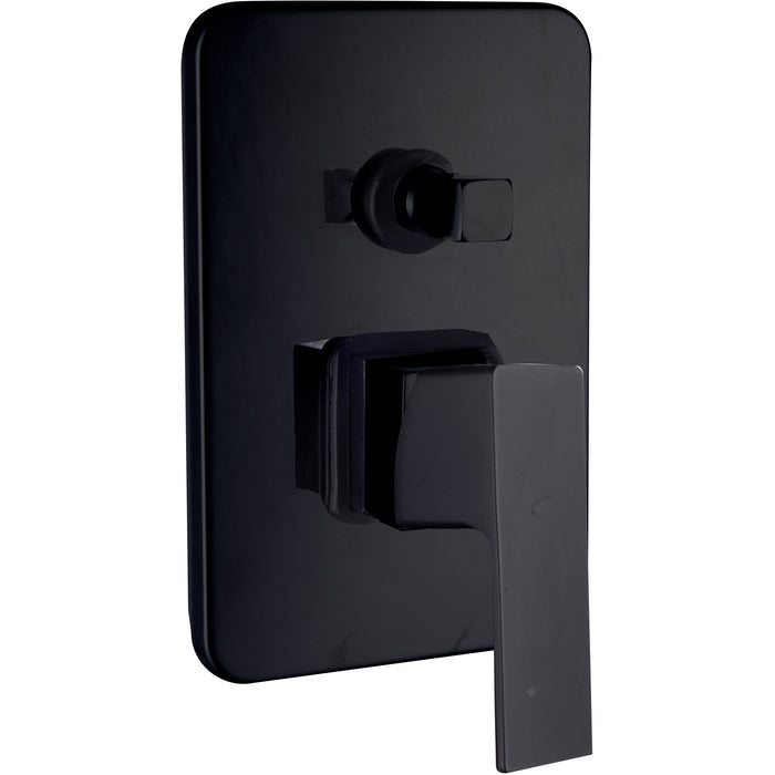 SERIE ELEGANT MISCELATORE INCASSO DOCCIA C/DEVIAT. NERO- 1,0 pz