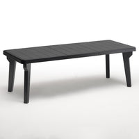 TAVOLO BERGEN 160/220X90X74H ANTRACITE- 1,0 pz