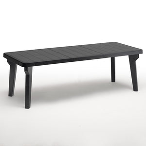 TAVOLO BERGEN 160/220X90X74H ANTRACITE- 1,0 pz