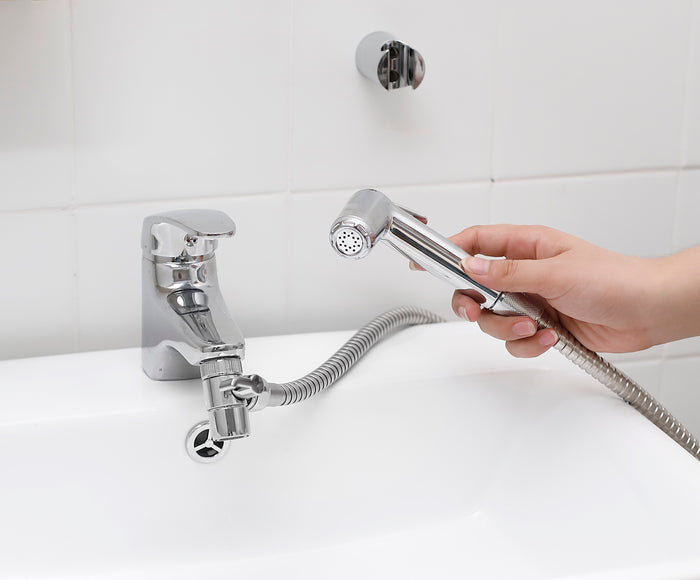 SET DOCCETTA C/DEVIATORE E TUBO C/ADATTAT RUBINET- 1,0 pz