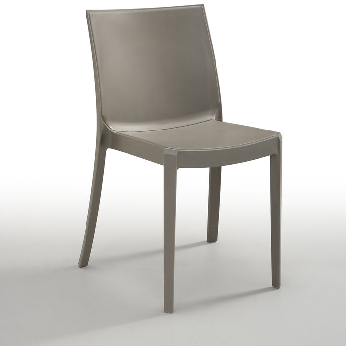 SEDIA POLIPROPILENE PERLA TORTORA- 1,0 pz