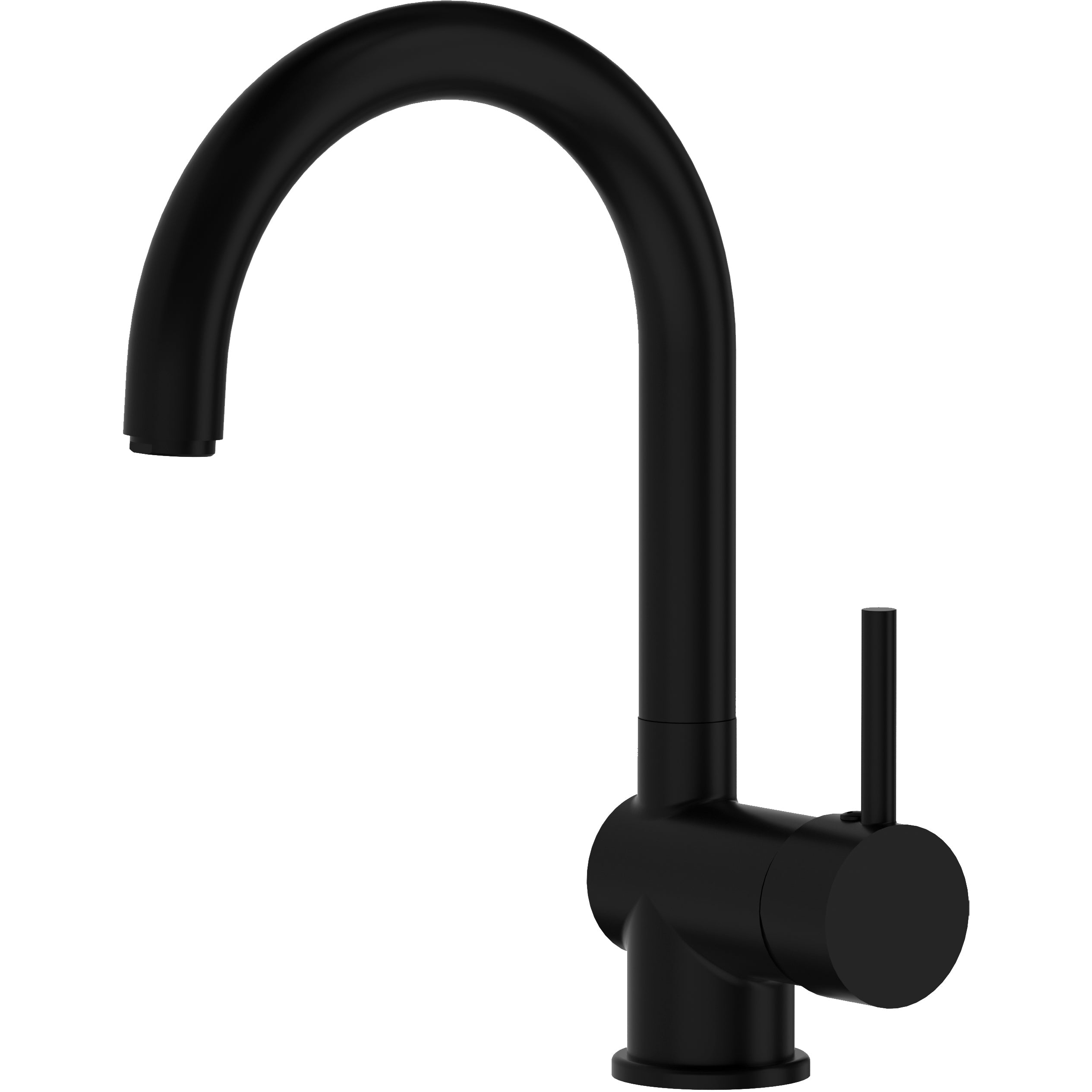 SERIE GEMINI MISCELATORE LAVELLO CANNA ALTA NERO OPACO- 1,0 pz