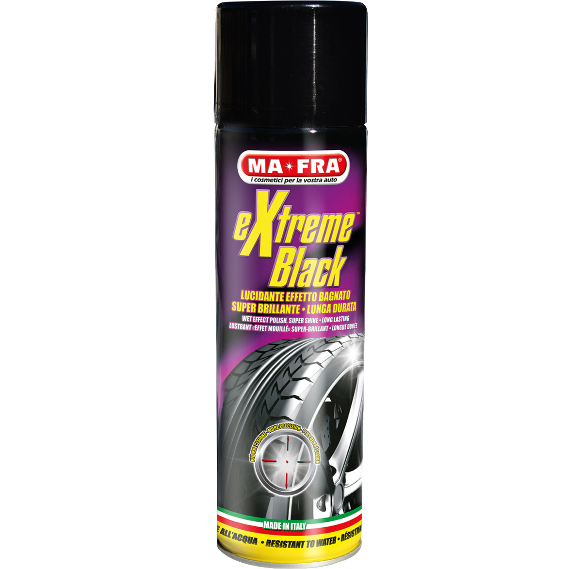 MAFRA LUCIDA GOMME EXTREME BLACK SPRAY 500  ML- 6,0 pz