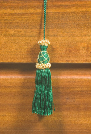 FIOCCO PER CHIAVI IMPERO CM.11 VERDE- 6,0 pz