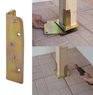 PIASTRA 800/A ANGOLARE RINF ACC TROP 140X40X40 MM- ALDEGHI LUIGI SPA- 8,0 pz