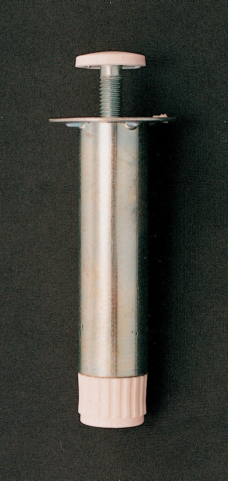 PIEDINO REGOLABILE ACCIAIO ZINCATO MOBILI 100 MM- 4,0 pz