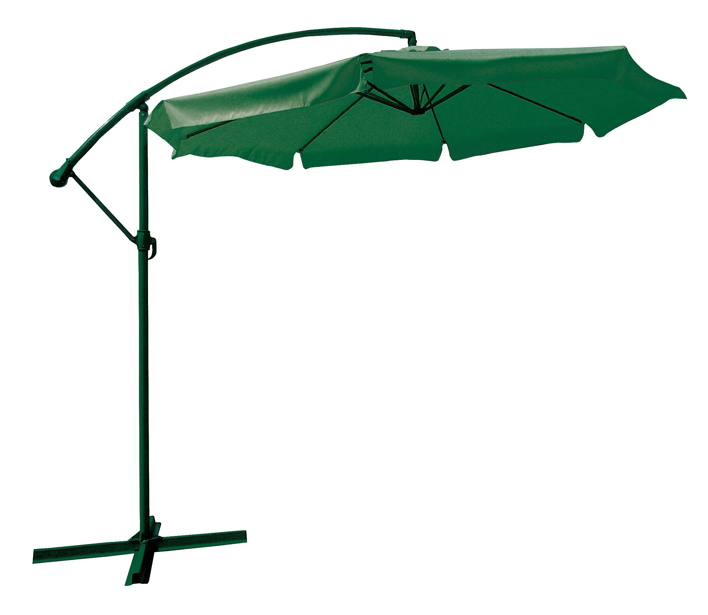 C OMBRELLONE DECENT ACCIAIO FLYN D 300 CM VERDE- 1,0 pz