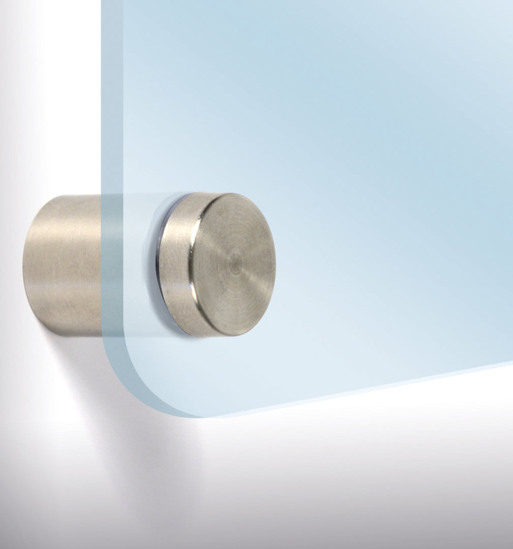 DISTANZIALE PER TARGA D 19XH25 MM NICHEL SATINATO- 24,0 pz