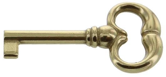 CHIAVE PER MOBILI 33730 35X62 MM OTTONE LUCIDO- METAL STYLE- 25,0 pz