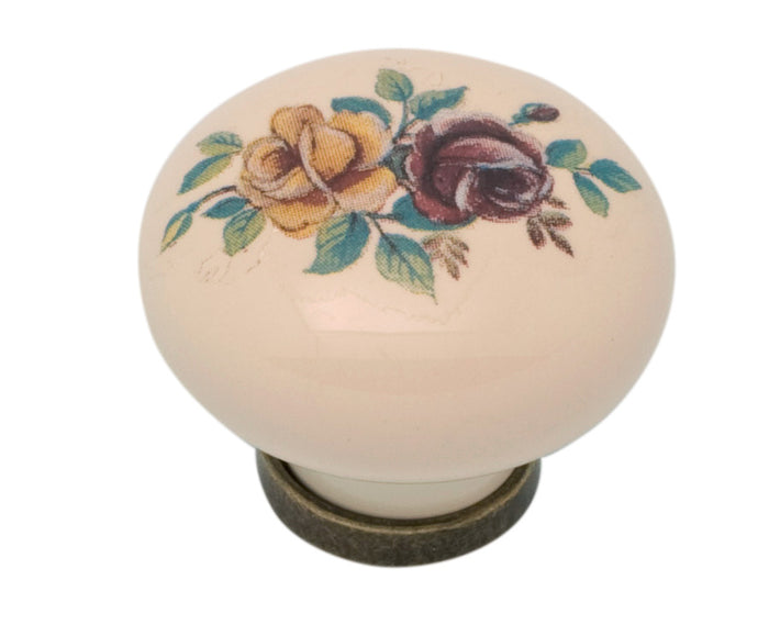 POMOLO PORCELLANA TONDO C/BASE F/ 1 31X26 MM- 25,0 pz