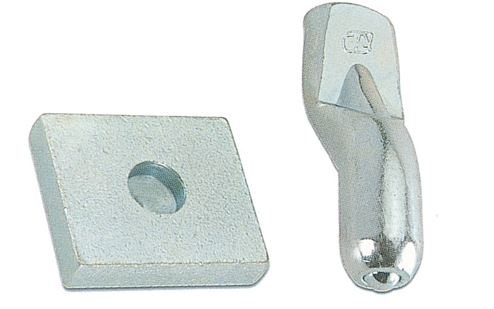 PIASTRA CON PERNO PER CARDINE D 20 MM ACC ZINC- COMBI ARIALDO- 10,0 pz