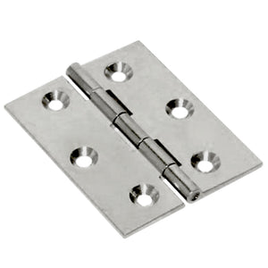 CERNIERA FRESATA PIANA NICHEL SATIN 70X55 MM- 24,0 pz