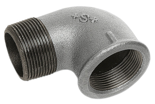 GOMITO 90G M F GHISA ZINCATA D  1         92- AMAFLEX- 10,0 pz