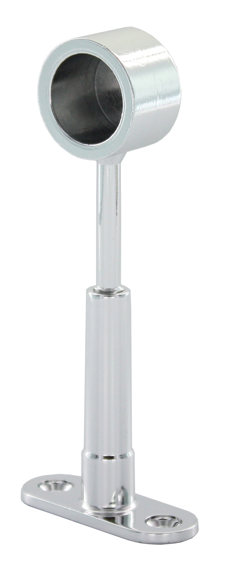 REGGITUBO FINALE TONDO REGOLABILE CROM D 18 MM- 24,0 pz