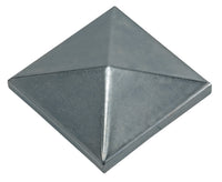 COPRIPILASTRO ACCIAIO QUADRO  80X 80 MM- COMBI ARIALDO- 25,0 pz