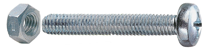 SC VITI A METALLO T.C. 6X25 C/DADI 10 PZ- AMBROVIT- 5,0 pz