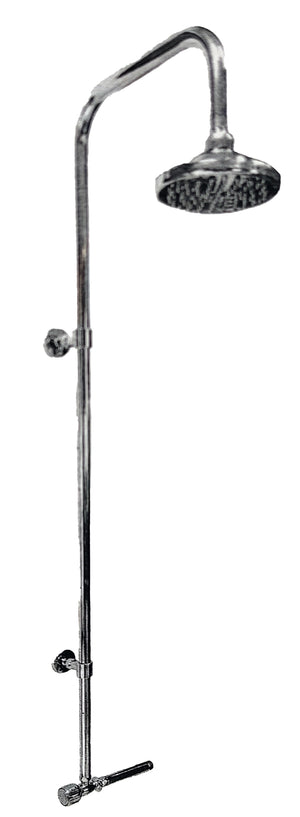 SOFFIONE DOCCIA CON TUBO E RUBINETTO CARAIBI- 1,0 pz