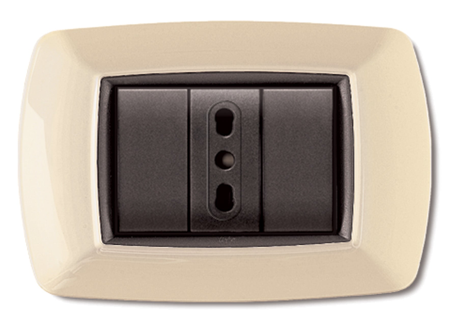 PLACCA LIFE LIVING PLAST AVORIO 3P- ELETTROCANALI- 10,0 pz