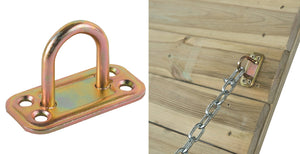 PIASTRA 865 CAVALLOTTO FISSO ACC TROP BASE 30X60 MM- ALDEGHI LUIGI SPA- 1,0 pz