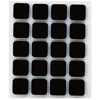 SPUGNA ANTISCIVOLO ADESIVA INOFIX 17X17MM CF 20 PZ- 22,0 confezione