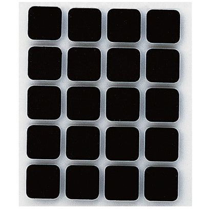 SPUGNA ANTISCIVOLO ADESIVA INOFIX 17X17MM CF 20 PZ- 22,0 confezione