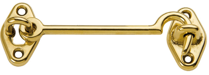 GANCIO FERMAFINESTRA OTTONE LUCIDO 100 MM**- 25,0 pz