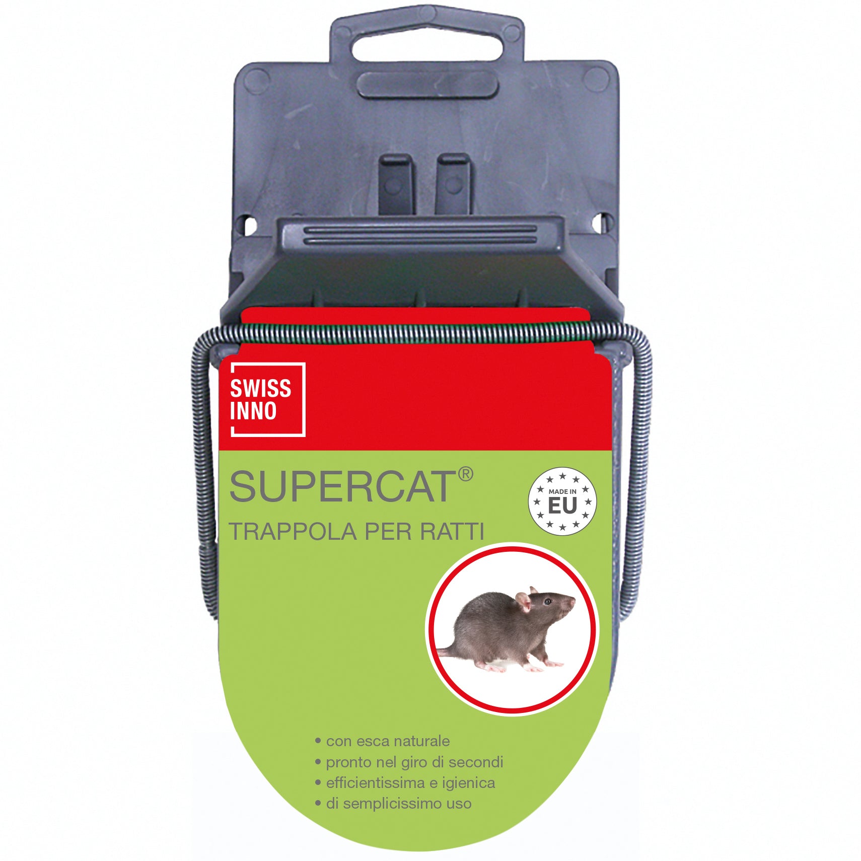 TRAPPOLA P/RATTI C/ESCA SUPERCAT 1 PZ- SWISSINNO SOLUTIONS AG- 4,0 blister
