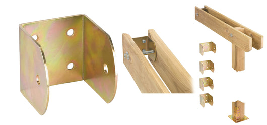 PIASTRA 758 STAFFA INTERNO TRAVI ACC TROP 100 MM- ALDEGHI LUIGI SPA- 10,0 pz