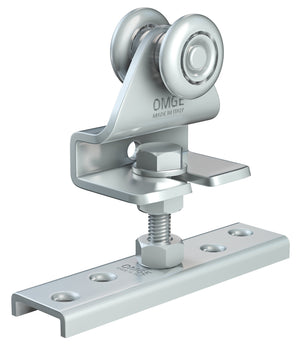 OMGE   22 CARRELLO A 2 RUOTE D 24 MM PORT 35 KG- 15,0 pz