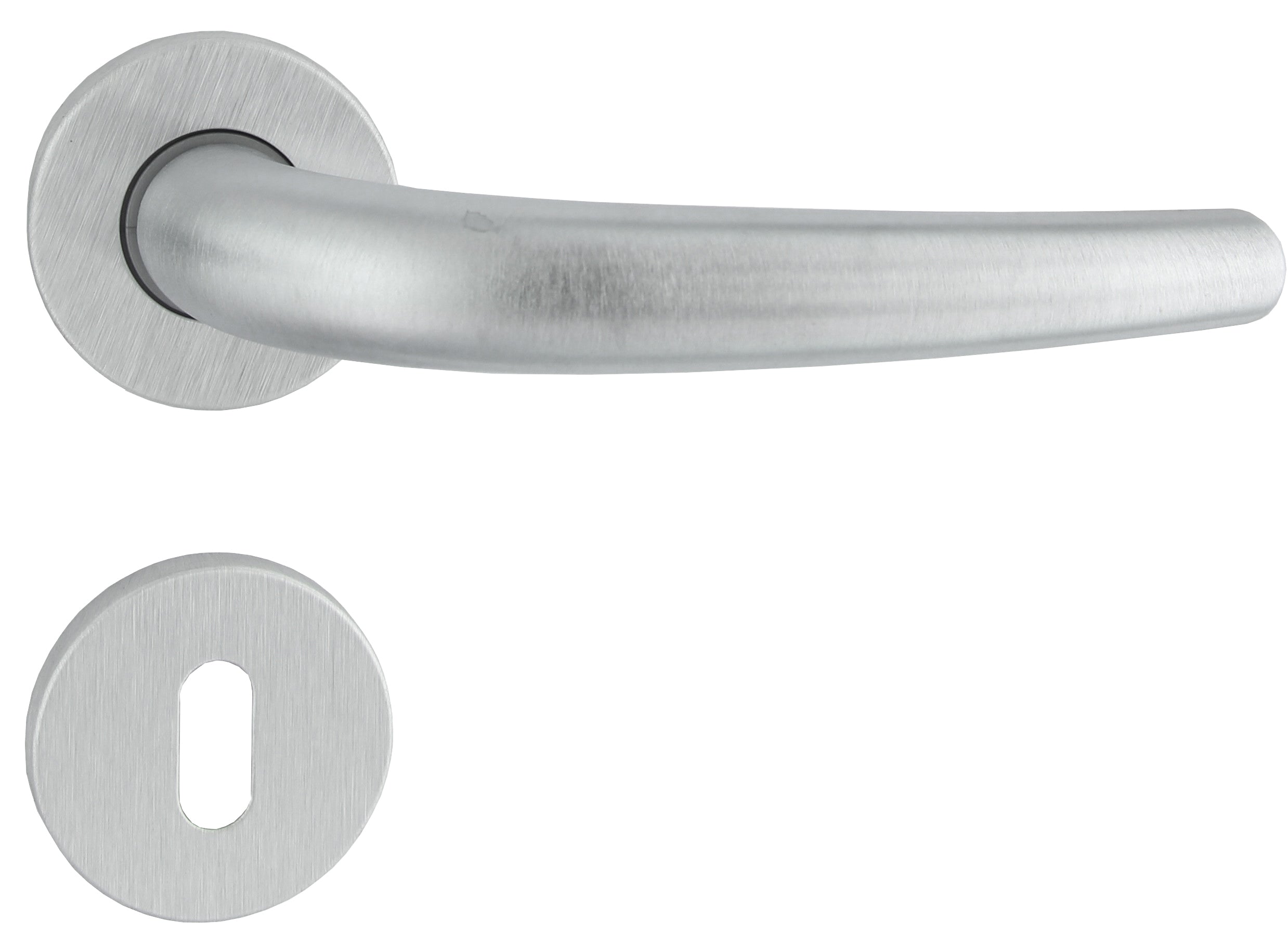 MANIGLIA TORINO ART.160P C/BOCCHETTA CROMO SAT- FROSIO BORTOLO- 1,0 pz