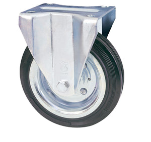 RUOTA INDUSTRIALE D  80 MM GOMMA 80/A PIASTRA FIS- AVO- 1,0 pz