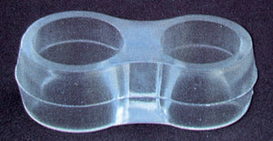 PARACOLPO P/MANIGLIA A DOPPIO ANELLO- PLASTIMETAL- 50,0 pz