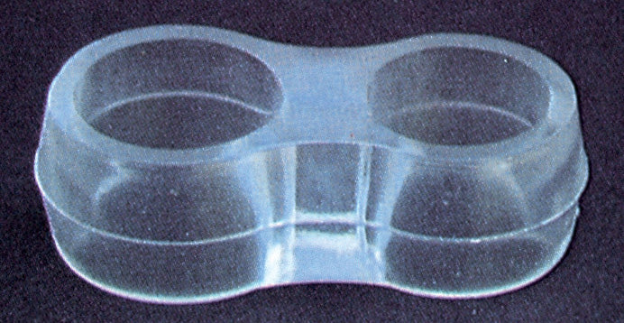 PARACOLPO P/MANIGLIA A DOPPIO ANELLO- PLASTIMETAL- 50,0 pz