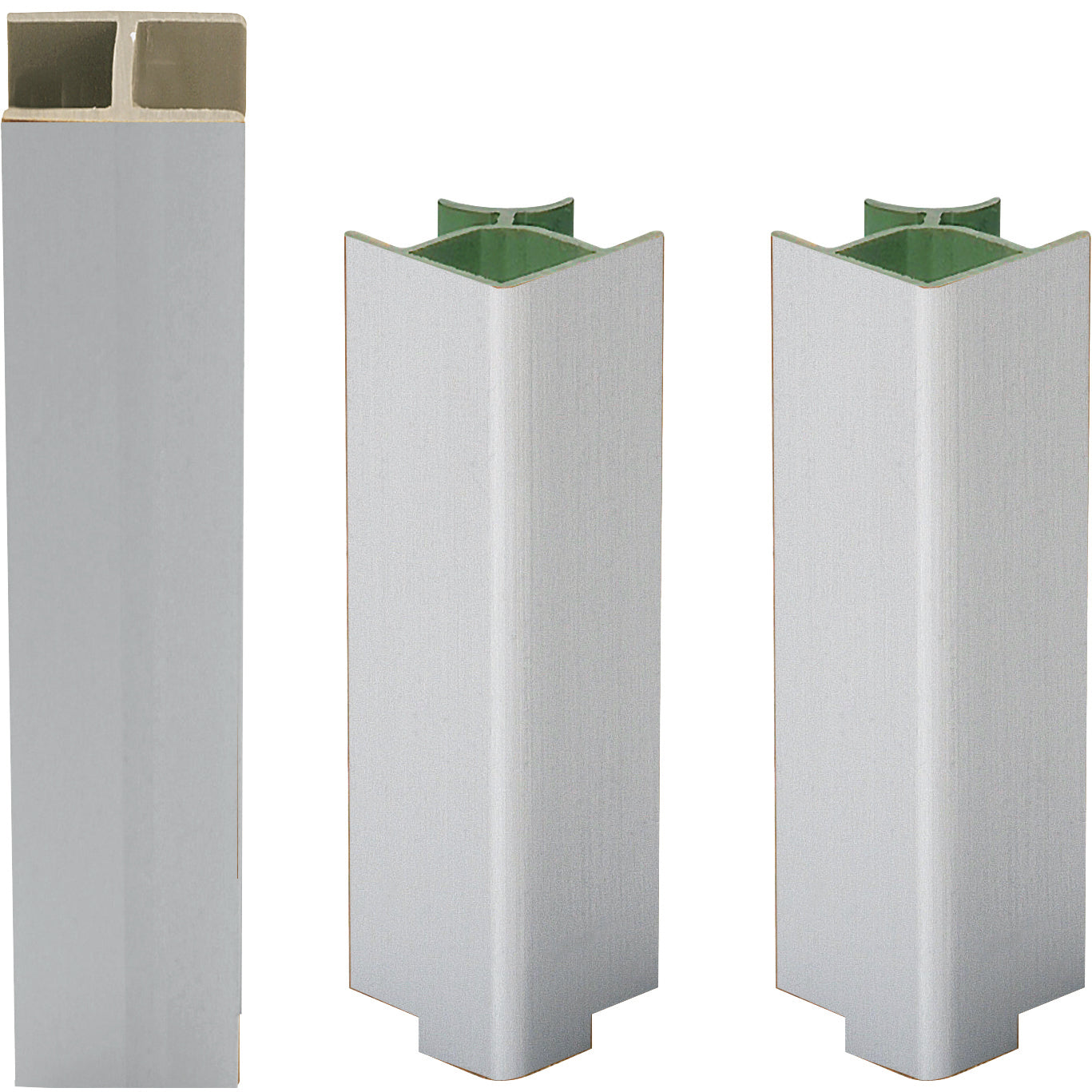 KIT ZOCCOLATURA PER CUCINA PVC H 10 CM ALLUMINIO- 1,0 confezione