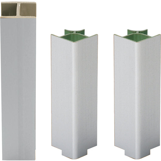 KIT ZOCCOLATURA PER CUCINA PVC H 12 CM ALLUMINIO- 1,0 confezione