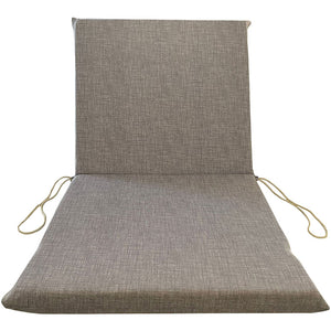 CUSCINO GARDEN GRIGIO SCHIEN.BASSO H.5 CM.90X50- 4,0 pz