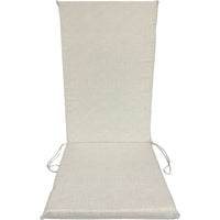 CUSCINO GARDEN ECRU SCHIEN.ALTO H.5 CM.120X50- 4,0 pz