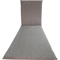 CUSCINO GARDEN GRIGIO LETTINO H.4,5 CM.190X60- 4,0 pz