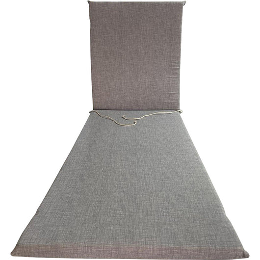 CUSCINO GARDEN GRIGIO LETTINO H.4,5 CM.190X60- 4,0 pz