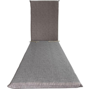 CUSCINO GARDEN GRIGIO LETTINO H.4,5 CM.180X60- 1,0 pz