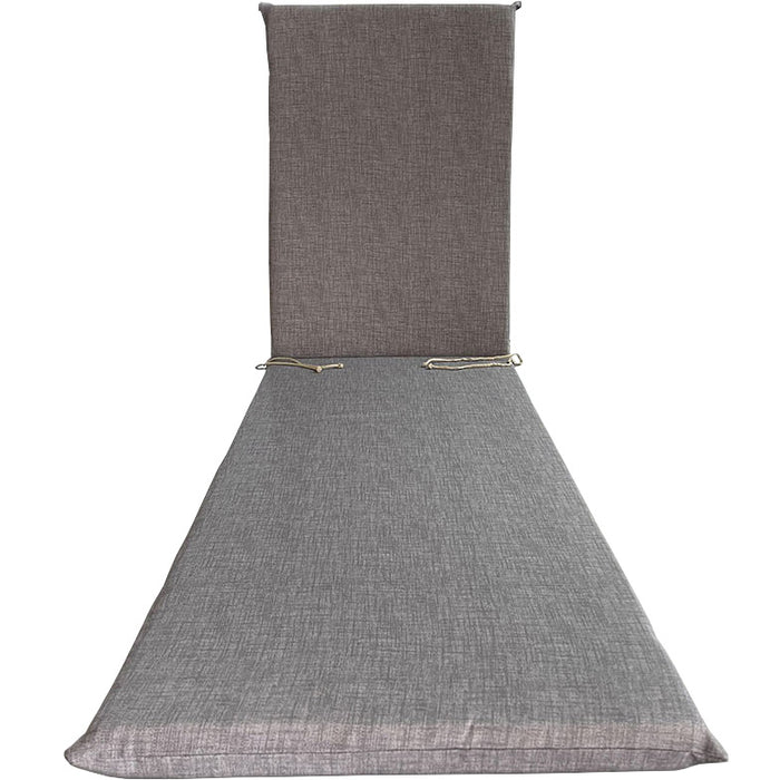 CUSCINO GARDEN GRIGIO LETTINO H.4,5 CM.180X60- 1,0 pz