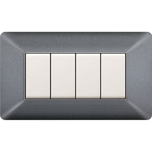 PLACCA EASY MATIX GRIGIO CHIARO 4P- 1,0 pz