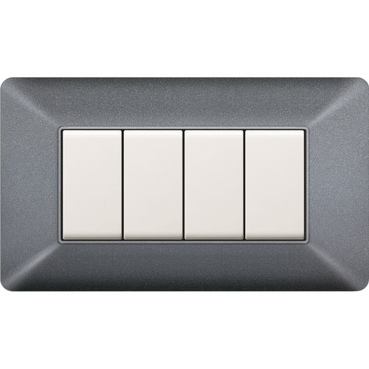 PLACCA EASY MATIX GRIGIO CHIARO 4P- 1,0 pz