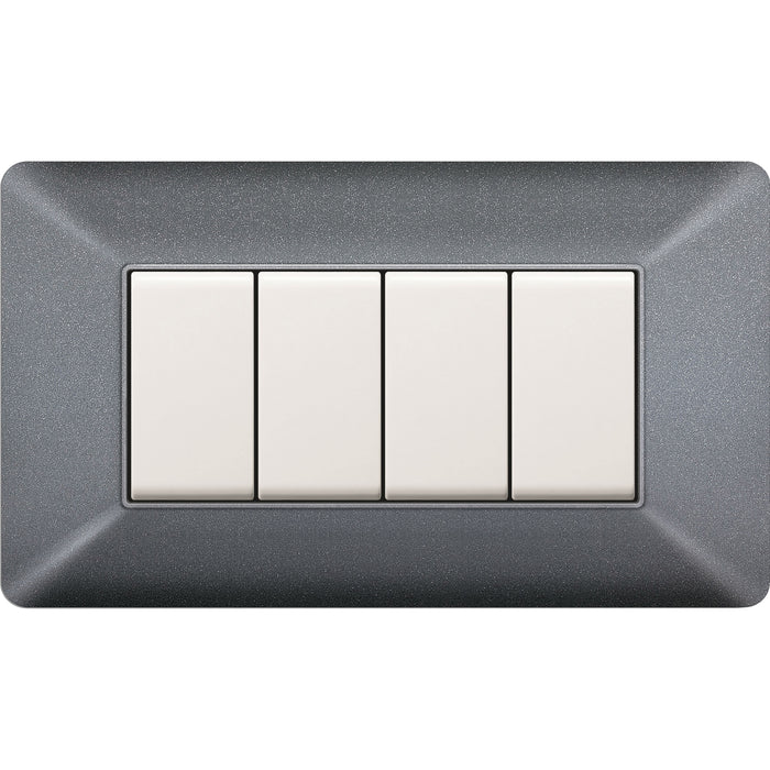 PLACCA EASY MATIX GRIGIO CHIARO 4P- 1,0 pz