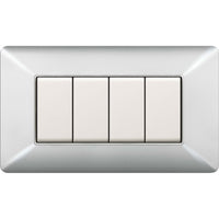 PLACCA EASY MATIX ALLUMINIO CHIARO 4P- 1,0 pz