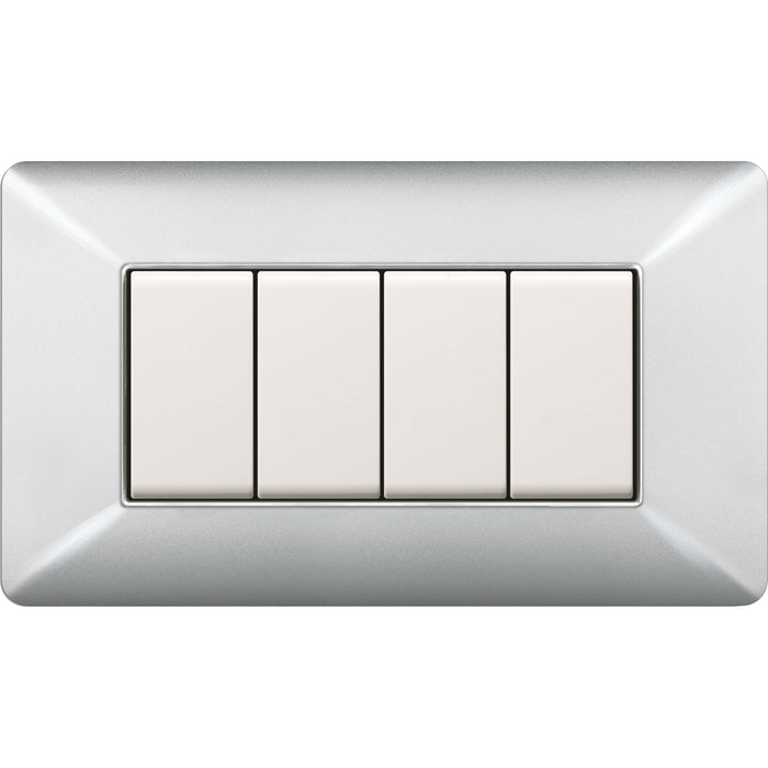 PLACCA EASY MATIX ALLUMINIO CHIARO 4P- 1,0 pz