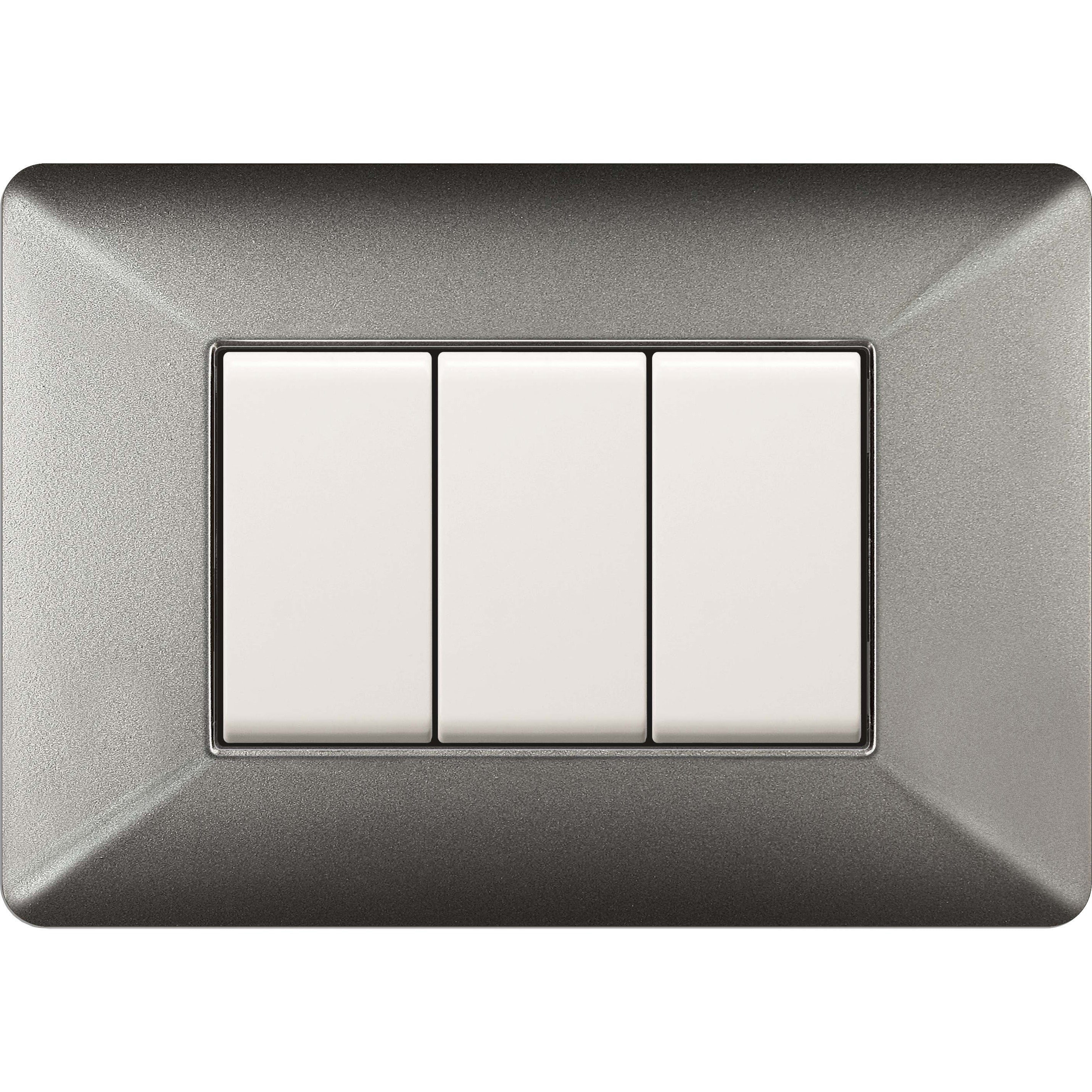 PLACCA EASY MATIX ALLUMINIO NOTTE 3P- 10,0 pz