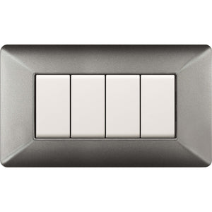 PLACCA EASY MATIX ALLUMINIO NOTTE 4P- 1,0 pz