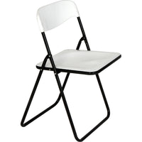 SEDIA PIEGHEVOLE POKER BIANCO- 1,0 pz